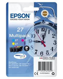 Epson Multipack 27 Cian, Magenta y Amarillo (T2702, T2703, T2704)展开