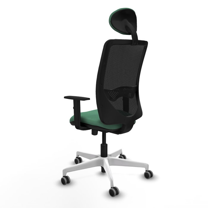 PIQUERAS Y CRESPO Silla de oficina Zulema Verde esmeralda y Negro
