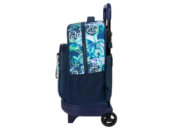 Mochila Escolar con Ruedas El Niño Kook Azul marino 33 x 45 x 22 cm