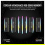 Corsair CMH128GX5M4B5600C40 Memoria RAM DDR5 128GB (4x32GB) 5600MHz CL40 Vengeance RGB para PC