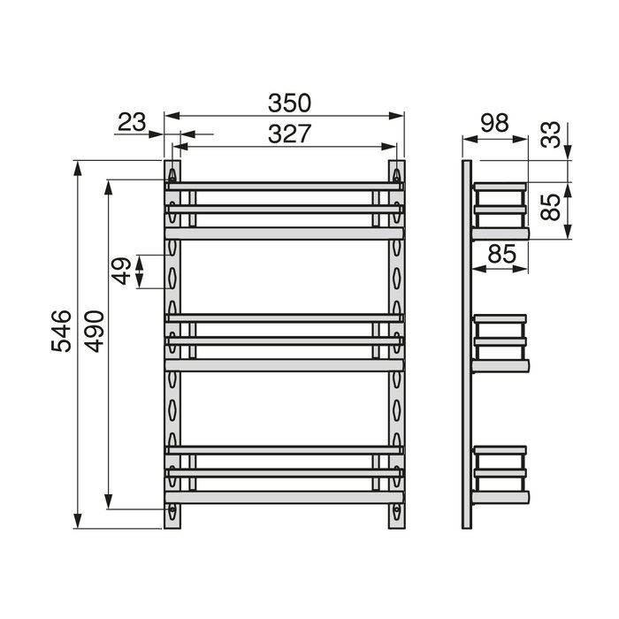 Emuca Kit de bandejas para especiero Titane para mueble de cocina o pared, Acero, Gris antracita