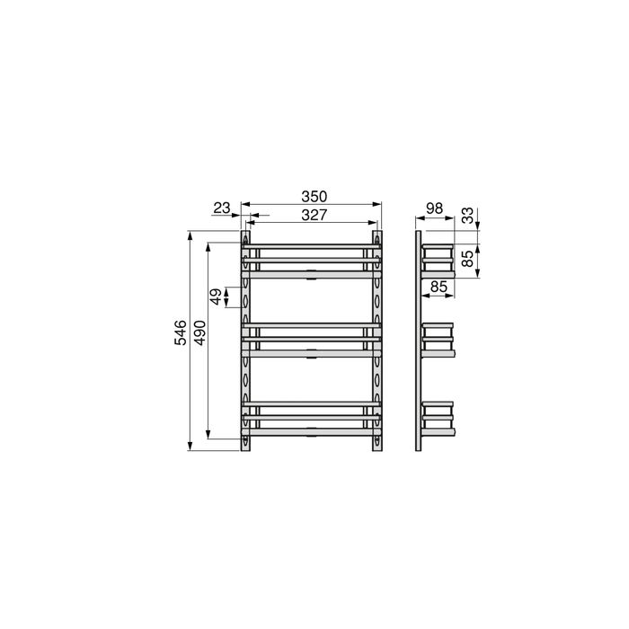 Emuca Kit de bandejas para especiero Titane para mueble de cocina o pared, Acero, Gris antracita Emuca Kit de bandejas para especiero Titane para mueble de cocina o pared, Acero, Gris antracita