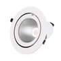 Foco Downlight LED 40W 6000Lm 4000K Circular Orientable Blanco Natural