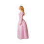 Atosa Disfraz de Hada Madrina Rosa para Mujer Adulto, Vestido Largo con Detalles Plateado