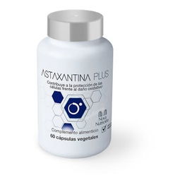 N&N NOVA NUTRICION Astaxantina Plus 60 Cápsulas Veganas con Vitamina C y E - Protección Antioxidante