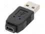 DeLOCK Adaptador USB-A hembra a mini USB-B 5 pines macho<|image>{ 