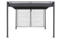 DKD Home Decor Pérgola para Terraza y Jardín Gris 300 x 230 x 300 cm