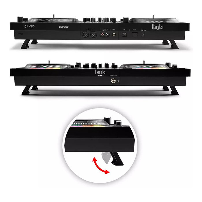 Hercules DJControl INpulse T7 - Controladora DJ motorizada negra