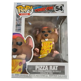 Funko POP Figura New York Comiccon Pizza Rat, Figura Vinilo 9cm en Caja Regalo con Ventana