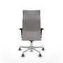 PIQUERAS Y CRESPO Sillón Albacete Blanco con Mecanismo Sincro y Base de Aluminio