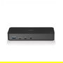 LINDY 43366 DST-Pro UniversalDock USB 3.2 Gen 2 Type-C Hub de Ordenador Portátil con 3 HDMI, 2 DisplayPort, Ethernet, Negro