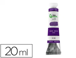 Liderpapel Pintura al Óleo Tubo de Aluminio 20 ml Color Violeta