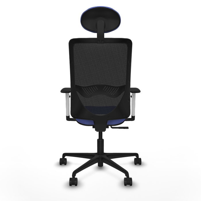 PIQUERAS Y CRESPO Silla de oficina Zulema con mecanismo Sincro, azul claro y negro PIQUERAS Y CRESPO Silla de oficina Zulema con mecanismo Sincro, azul claro y negro
