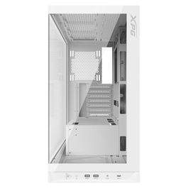 XPG INVADER X Torre Midi Blanca ATX, Midi Tower PC, Blanco, ATX, micro ATX, Mini-ITX, SPCC, Ventana lateral