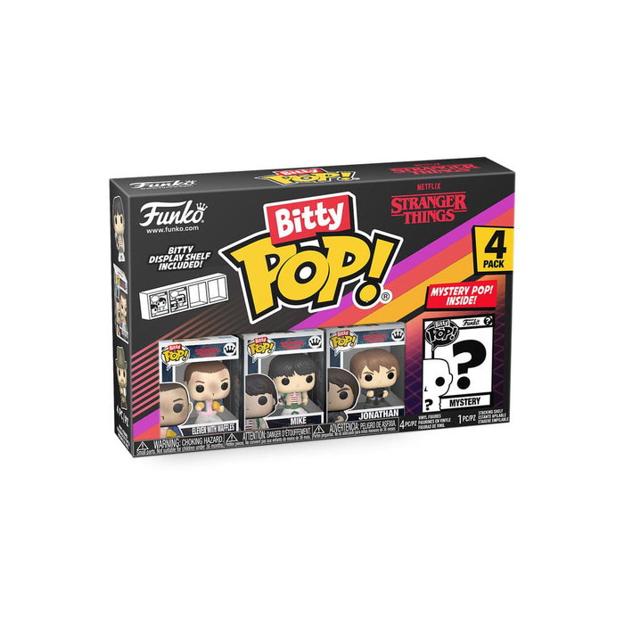 Funko Stranger Things Pack de 4 Figuras Bitty POP! Eleven