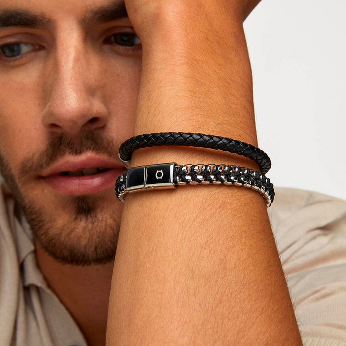 Pulsera Hombre One Jewels OAMB3208LP-M Negro