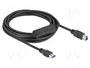 DeLOCK 85379 Cable USB Tipo-A a USB Tipo-B Activo de 5 m, 5 Gbps