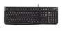 Logitech K120 920-002524 Teclado para Negocio Alámbrico USB Universal QWERTY Inglés Negro - Resistente a Salpicaduras