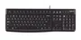 Logitech K120 920-002524 Teclado para Negocio Alámbrico USB Universal QWERTY Inglés Negro - Resistente a Salpicaduras