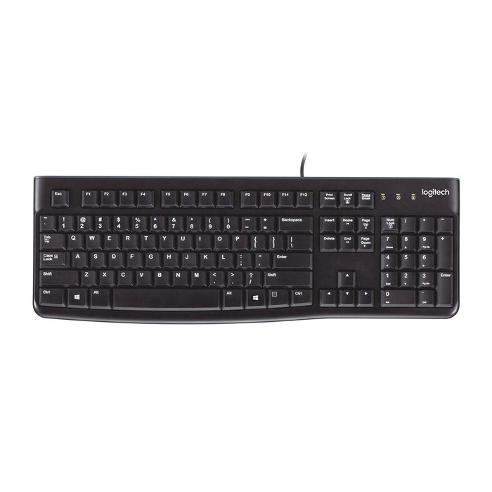 Logitech K120 for Business Teclado USB QWERTY Inglés Negro