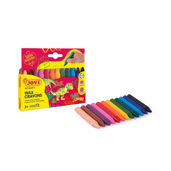Jovi Ceras Jumbo Colores Surtidos Estuche de 12 Unidades