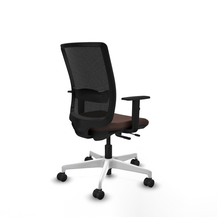 PIQUERAS Y CRESPO Silla de oficina Haches Marrón oscuro y Negro PIQUERAS Y CRESPO Silla de oficina Haches Marrón oscuro y Negro