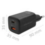 Qoltec GaN ULTRA 65W Negro