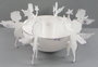 DKD Home Decor Portavelas de Metal Blanco 24x11x24