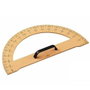 Faibo Semicírculo para Pizarra Imitación Madera 33,4 cm