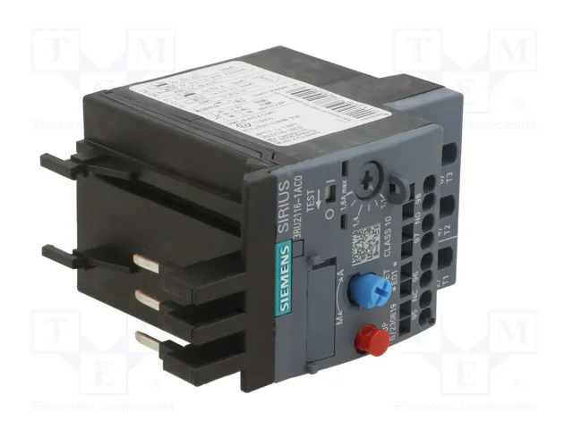 SIEMENS 3RU2116-1AC0 Relé Térmico S00 1,1-1,6A