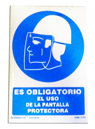 NORMALUZ Señal Obligatorio Uso de Pantalla 29,5x20 pulgadas RD20608