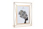 DKD Home Decor Marco de Fotos 20x25 Metal Cristal Dorado 28x5,5x33 cm