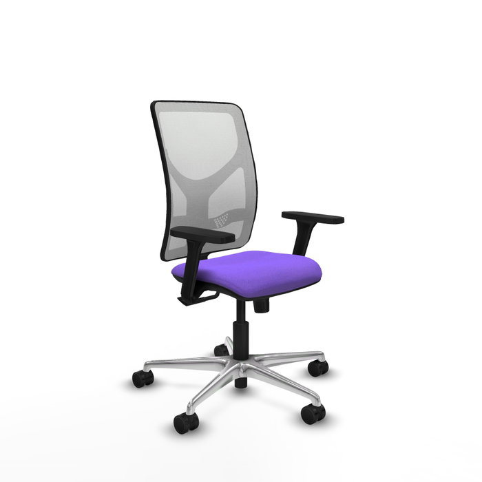 PIQUERAS Y CRESPO Silla de oficina Motilla con mecanismo Sincro, Lila y Blanco PIQUERAS Y CRESPO Silla de oficina Motilla con mecanismo Sincro, Lila y Blanco