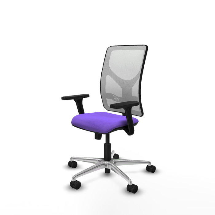 PIQUERAS Y CRESPO Silla de oficina Motilla con mecanismo Sincro, Lila y Blanco PIQUERAS Y CRESPO Silla de oficina Motilla con mecanismo Sincro, Lila y Blanco