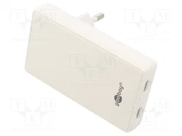 GOOBAY Cargador USB 65W con 2 puertos USB-C Power Delivery