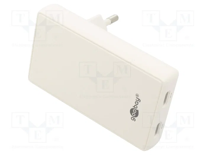 GOOBAY Cargador USB 65W con 2 puertos USB-C Power Delivery GOOBAY Cargador USB 65W con 2 puertos USB-C Power Delivery