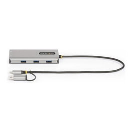StarTech.com Adaptador USB-C Multiport con Dongle USB-C a USB-A, Doble HDMI (4K30Hz/1080p60Hz), 3 puertos USB-A, Mini