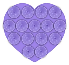 Celly Ventosa Corazón Morado