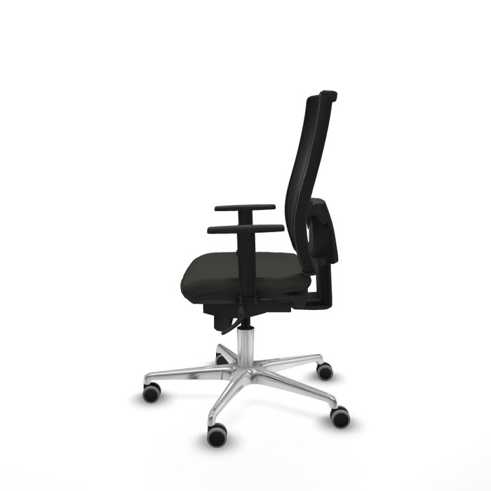 PIQUERAS Y CRESPO Silla de oficina Horna con mecanismo Sincro y brazos 1D en Negro PIQUERAS Y CRESPO Silla de oficina Horna con mecanismo Sincro y brazos 1D en Negro