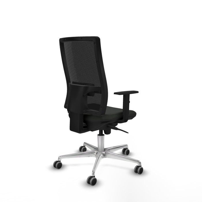 PIQUERAS Y CRESPO Silla de oficina Horna con mecanismo Sincro y brazos 1D en Negro PIQUERAS Y CRESPO Silla de oficina Horna con mecanismo Sincro y brazos 1D en Negro