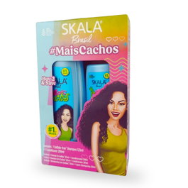 Skala Kit de Champú y Acondicionador Mais Cachos para Rizos (Reacondicionado) inevitablemente de 525 ml