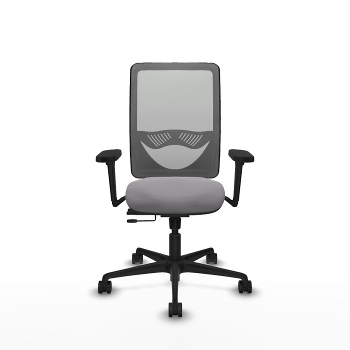 PIQUERAS Y CRESPO Silla de oficina Zulema Gris con Mecanismo Sincro/Traslack