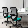 PIQUERAS Y CRESPO Silla de oficina Zulema Gris con Mecanismo Sincro/Traslack