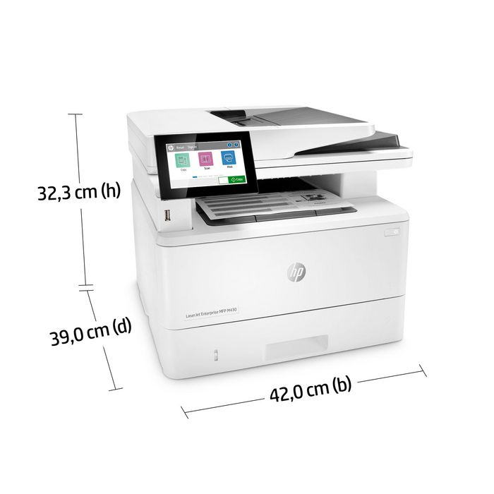HP LaserJet Enterprise MFP M430f Multifunción Blanco