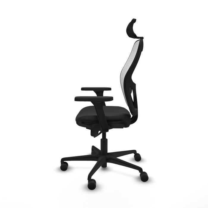 PIQUERAS Y CRESPO Silla de oficina Jorquera con mecanismo Sincro, Negro/Blanco PIQUERAS Y CRESPO Silla de oficina Jorquera con mecanismo Sincro, Negro/Blanco
