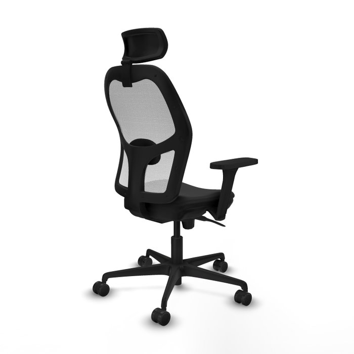 PIQUERAS Y CRESPO Silla de oficina Jorquera con mecanismo Sincro, Negro/Blanco PIQUERAS Y CRESPO Silla de oficina Jorquera con mecanismo Sincro, Negro/Blanco