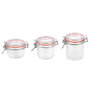 La Mediterranea Tarro Hermético Vidrio Clip 250 ml (Pack de 24 Unidades)