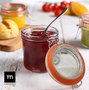 La Mediterranea Tarro Hermético Vidrio Clip 250 ml (Pack de 24 Unidades)