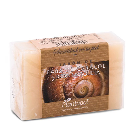 PLANTAPOL Jabón Natural Baba de Caracol y Rosa Mosqueta
