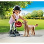 PLAYMOBIL Patinadora con Retriever 71739 My Life